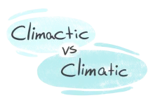Climactic vs Climatic: What’s the Difference? Meaning, Usage & Examples Climactic vs Climatic