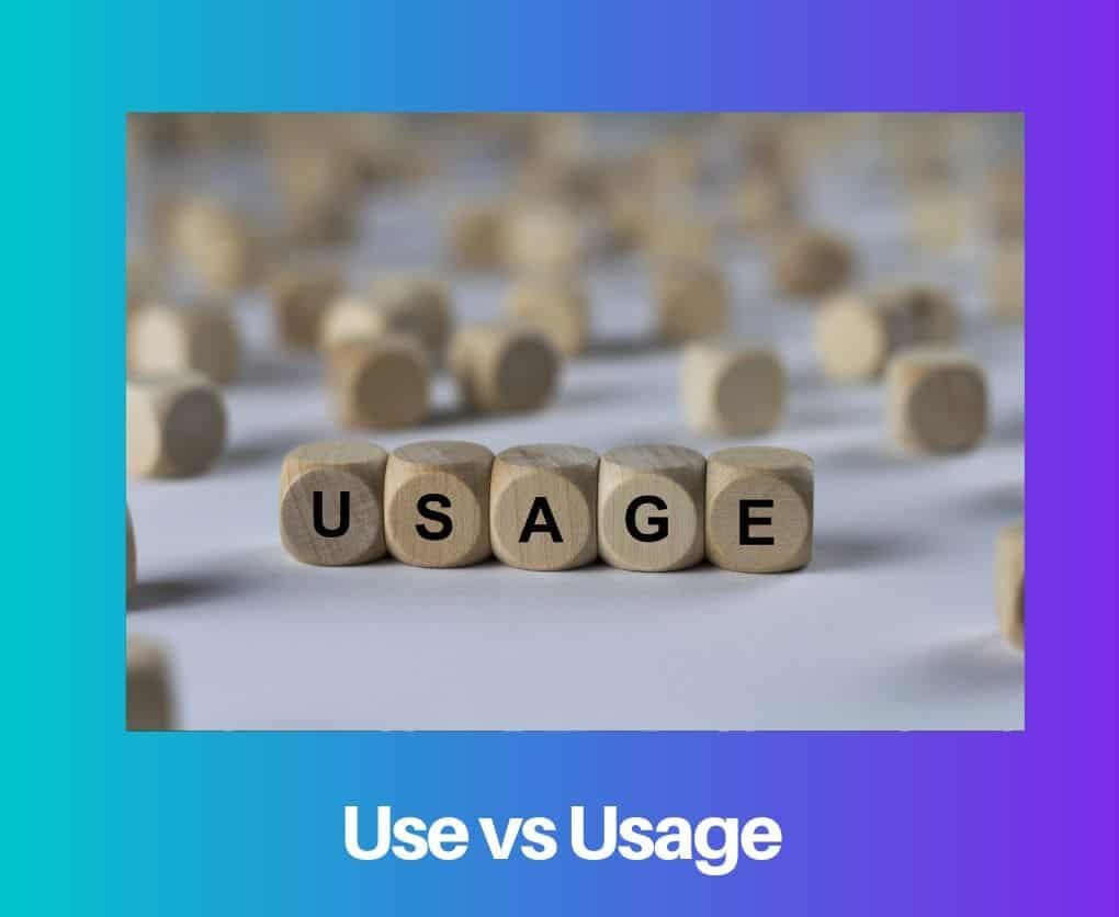 Useage vs. Usage